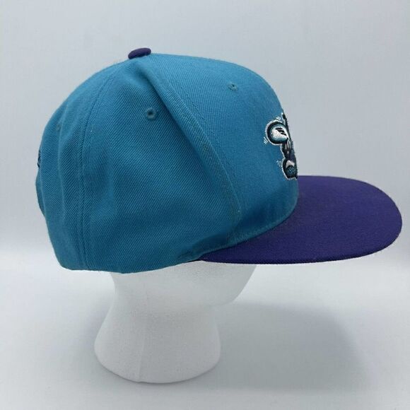 Mitchell & Ness Hat Charlotte Hornets Snapback Hardwood Classics Basketball Cap - Picture 2 of 8